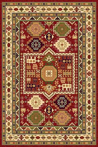 Прямоугольный ковер IZMIR D294 RED Российский ковер Измир фабрики Меринос D294 RED Цена указана за 1 квадратный метр