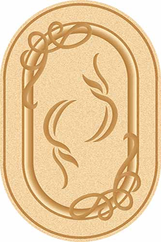 Овальный ковер KAMEA carving A704 CREAM Российский ковер Камея Карвинг фабрики Меринос A704 CREAM Цена указана за 1 квадратный метр