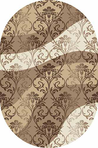 Овальный ковер MEGA carving D268 BEIGE Российский ковер МЕГА КАРВИНГ фабрики Меринос D268 BEIGE Цена указана за 1 квадратный метр