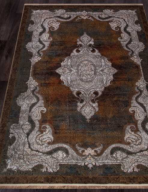 Иранский ковер SHEIKH-9224-BROWN-STAN Персидские ковры SHEIKH Цена указана за кв. метр