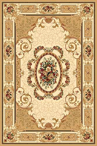 Прямоугольный ковер DA VINCI D029 CREAM Российский ковер DA VINCI фабрики Меринос D029 CREAM Цена указана за 1 квадратный метр