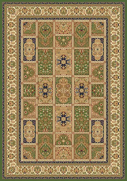 Прямоугольный ковер BUHARA 3787 GREEN Российский ковер БУХАРА фабрики Меринос 3787 GREEN Цена указана за 1 квадратный метр