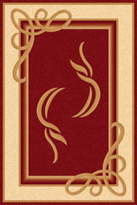 Прямоугольный ковер KAMEA carving A704 RED