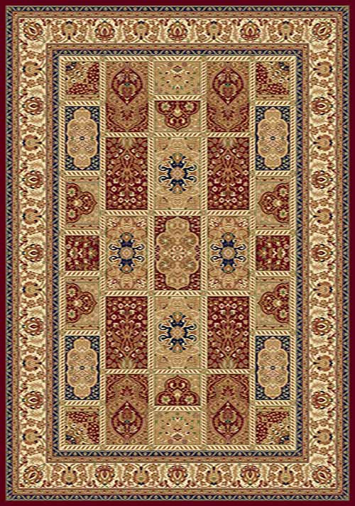 Прямоугольный ковер BUHARA 3787 RED Российский ковер БУХАРА фабрики Меринос 3787 RED Цена указана за 1 квадратный метр