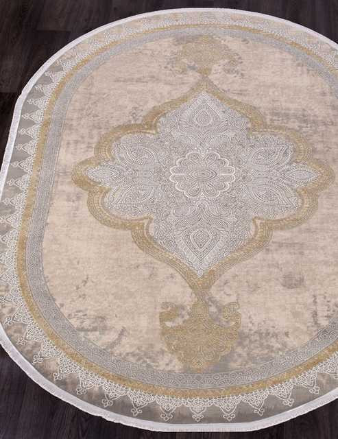 Турецкий ковер ATLAS-9306-BEIGE-BEIGE-OVAL Восточные ковры ATLAS
Цена указана за квадратный метр