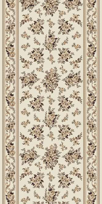 Ковровая VALENCIA DELUXE D241 CREAM-BROWN Российский ковер ВАЛЕНСИЯ ДЕЛЮКС фабрики Меринос D241 CREAM-BROWN Цена указана за 1 квадратный метр