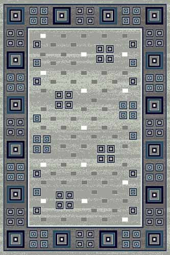Прямоугольный ковер SILVER D117 GRAY-BLUE Российский ковер СИЛЬВЕР фабрики Меринос D117 GRAY-BLUE Цена указана за 1 квадратный метр