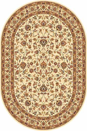 Овальный ковер IZMIR 5471 CREAM Российский ковер Измир фабрики Меринос 5471 CREAM Цена указана за 1 квадратный метр