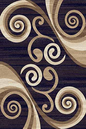 Прямоугольный ковер MEGA carving D263 D.NAVY-BROWN Российский ковер МЕГА КАРВИНГ фабрики Меринос D263 D.NAVY-BROWN Цена указана за 1 квадратный метр