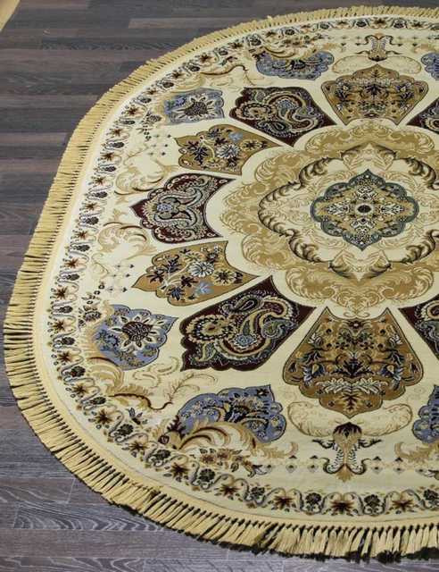 Овальный ковер BUHARA D428 CREAM Российский ковер БУХАРА фабрики Меринос D058 RED Цена указана за 1 квадратный метр