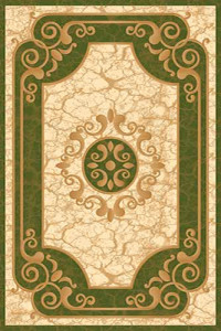 Прямоугольный ковер KAMEA carving D045 GREEN