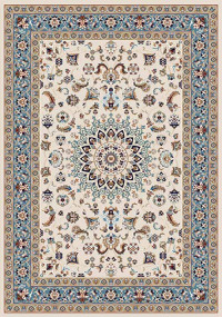 Прямоугольный ковер SHAHREZA D210 CREAM-BLUE