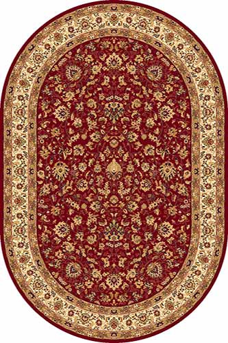 Овальный ковер IZMIR 5471 RED Российский ковер Измир фабрики Меринос 5471 RED Цена указана за 1 квадратный метр