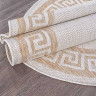 Ковёр VEGAS-S002-CREAM-OVAL