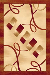 Прямоугольный ковер DA VINCI D054 BEIGE-RED