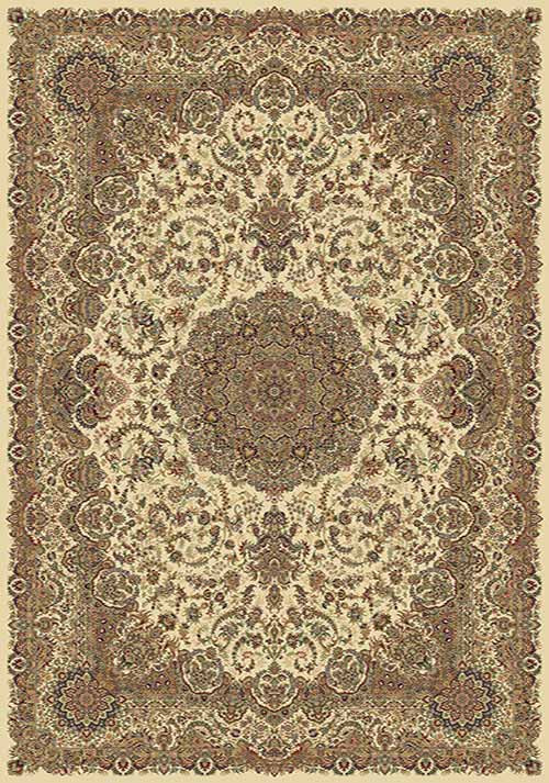 Прямоугольный ковер BUHARA D370 CREAM Российский ковер БУХАРА фабрики Меринос D370 CREAM Цена указана за 1 квадратный метр