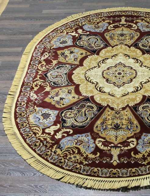 Овальный ковер BUHARA D428 RED Российский ковер БУХАРА фабрики Меринос D058 RED Цена указана за 1 квадратный метр