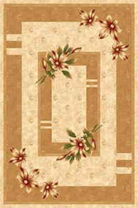 Прямоугольный ковер KAMEA carving D048 BEIGE