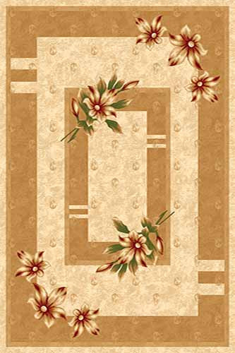 Прямоугольный ковер KAMEA carving D048 BEIGE Российский ковер Камея Карвинг фабрики Меринос D048 BEIGE Цена указана за 1 квадратный метр