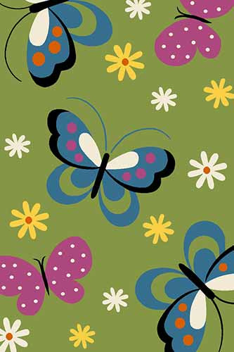 Прямоугольный ковер CRYSTAL 0772 GREEN Российский ковер Кристалл фабрики Меринос 0772 GREEN Цена указана за 1 квадратный метр