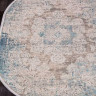 Турецкий ковер BIBLOS-9304-BEIGE-BLUE-OVAL