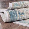 Турецкий ковер BIBLOS-9304-BEIGE-BLUE-OVAL
