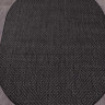 Ковёр VEGAS-S115-BLACK-OVAL