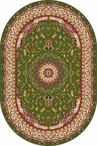 Овальный ковер IZMIR D027 GREEN Российский ковер Измир фабрики Меринос D027 GREEN Цена указана за 1 квадратный метр