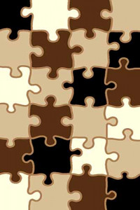 Прямоугольный ковер VISION DELUXE carving V820 BEIGE-BLACK