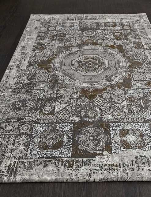 Турецкий ковер QUANTUM-03001G-GREY-GREY-STAN Восточные ковры QUANTUMЦена указана за квадратный метр