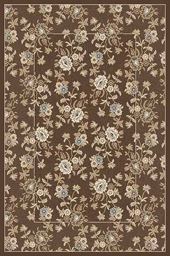 Прямоугольный ковер VALENCIA DELUXE D325 BROWN Российский ковер ВАЛЕНСИЯ ДЕЛЮКС фабрики Меринос D325 BROWN Цена указана за 1 квадратный метр