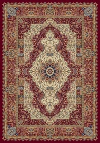 Прямоугольный ковер BUHARA D432 RED Российский ковер БУХАРА фабрики Меринос P035 RED Цена указана за 1 квадратный метр