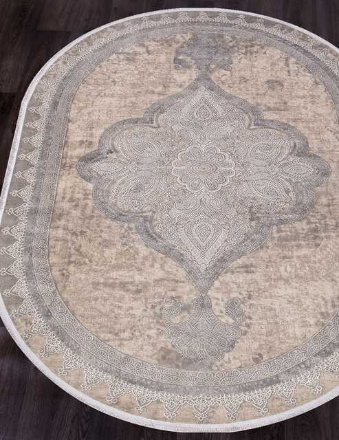 Турецкий ковер BIBLOS-9308-BEIGE-GREY-OVAL Восточные ковры BIBLOS
Цена указана за квадратный метр