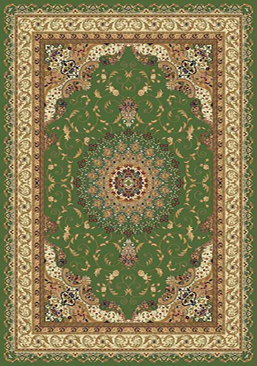 Прямоугольный ковер BUHARA D027 GREEN Российский ковер БУХАРА фабрики Меринос D027 GREEN Цена указана за 1 квадратный метр