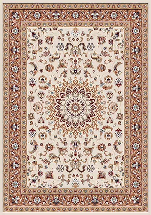 Прямоугольный ковер SHAHREZA D210 CREAM-TERRA Российский ковер ШАХРЕЗА фабрики Меринос D210 CREAM-TERRA Цена указана за 1 квадратный метр