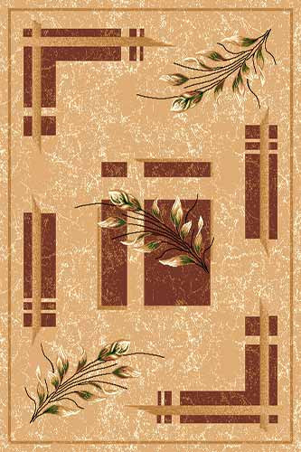 Прямоугольный ковер LAGUNA 5985 BEIGE-BROWN Российский ковер ЛАГУНА фабрики Меринос 5985 BEIGE-BROWN Цена указана за 1 квадратный метр