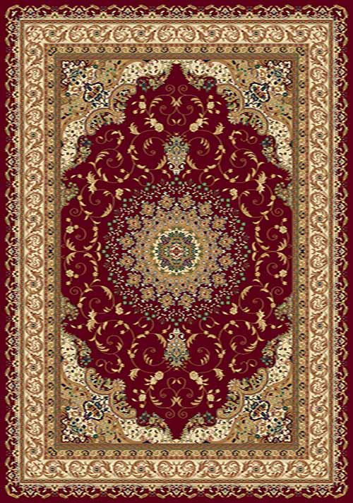 Прямоугольный ковер BUHARA D027 RED Российский ковер БУХАРА фабрики Меринос D027 RED Цена указана за 1 квадратный метр