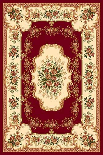 Прямоугольный ковер VALENCIA D114 RED Российский ковер ВАЛЕНСИЯ фабрики Меринос D114 RED Цена указана за 1 квадратный метр