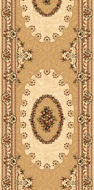 Ковровая дорожка DA VINCI 5440 CREAM Российский ковер DA VINCI фабрики Меринос 5440 CREAM Цена указана за 1 квадратный метр