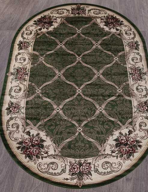 Ковёр COLIZEY-D468-GREEN-OVAL Российский Ковёр Колизей.Цена указана за 1 кв/метр.