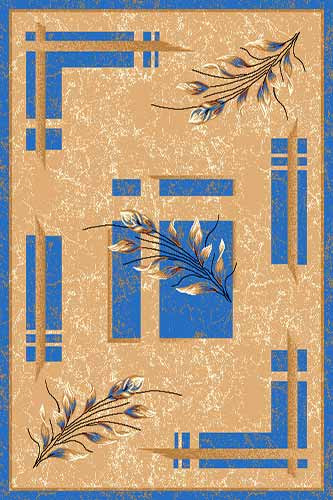 Прямоугольный ковер LAGUNA 5985 BEIGE-NAVY Российский ковер ЛАГУНА фабрики Меринос 5985 BEIGE-NAVY Цена указана за 1 квадратный метр