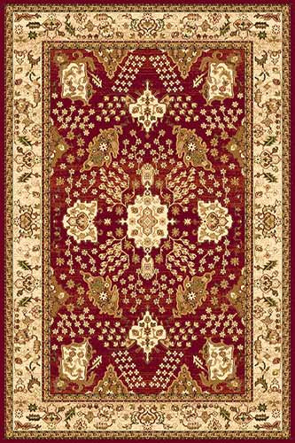 Прямоугольный ковер DA VINCI D124 RED Российский ковер DA VINCI фабрики Меринос D124 RED Цена указана за 1 квадратный метр