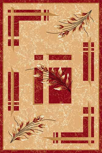Прямоугольный ковер LAGUNA 5985 BEIGE-RED Российский ковер ЛАГУНА фабрики Меринос 5985 BEIGE-RED Цена указана за 1 квадратный метр