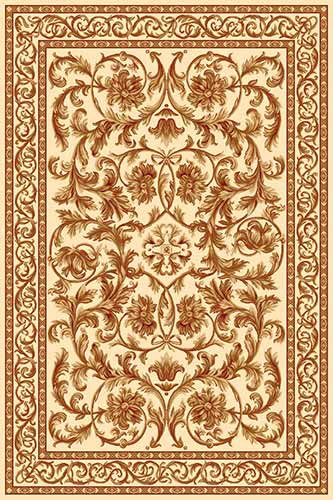 Прямоугольный ковер DA VINCI D126 CREAM-2 Российский ковер DA VINCI фабрики Меринос D126 CREAM-2 Цена указана за 1 квадратный метр