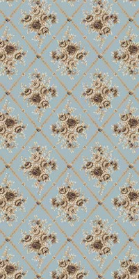 Ковровая VALENCIA DELUXE P030 L.BLUE-BROWN