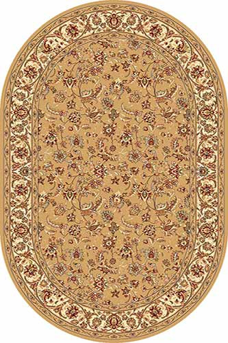 Овальный ковер IZMIR D155 BEIGE Российский ковер Измир фабрики Меринос D155 BEIGE Цена указана за 1 квадратный метр