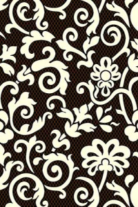 Прямоугольный ковер VISION DELUXE carving V824 BLACK-CREAM