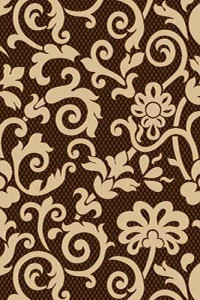 Прямоугольный ковер VISION DELUXE carving V824 BROWN