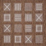 Ковёр VEGAS-S003-BROWN-CREAM-STAN