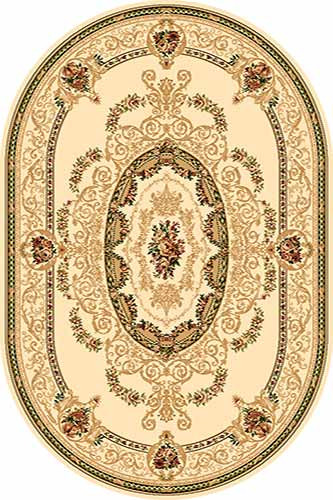Овальный ковер OLYMPOS D058 CREAM Российский ковер ОЛИМПОС фабрики Меринос D058 CREAM Цена указана за 1 квадратный метр
